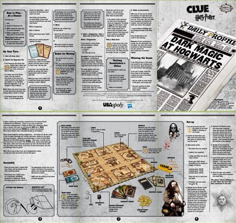 harry potter clue rules|harry potter clue instructions pdf.